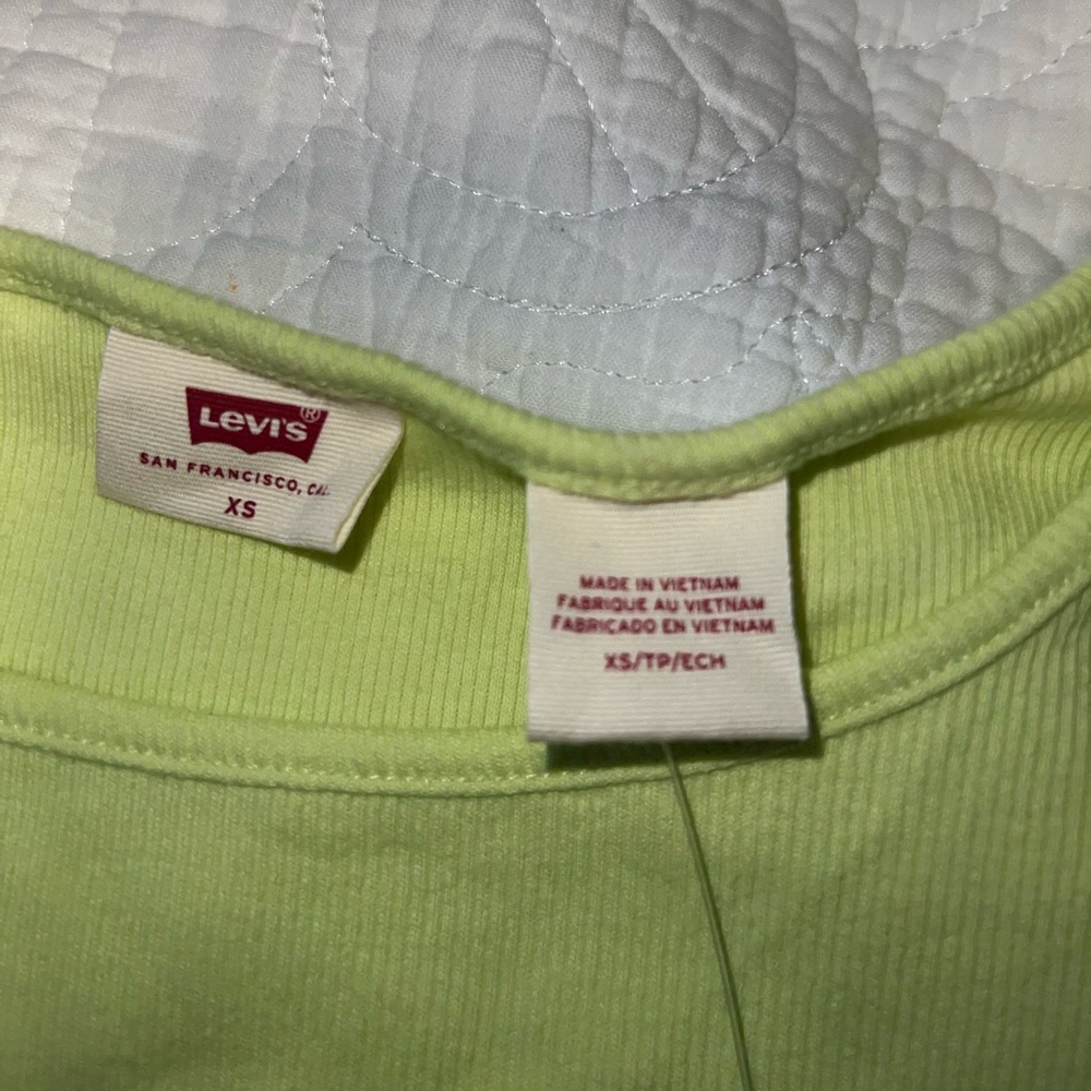 Levi's Green Fitted Short Sleeve Tee - Picture 7 of 7